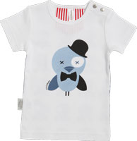 SOOKIbaby Bird in Tux Printed Tee Bird